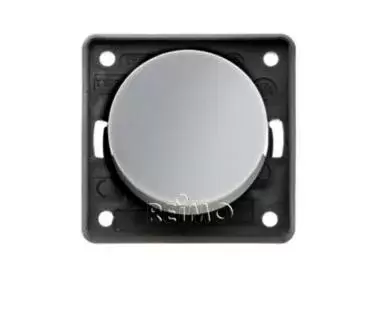 Interruptor  de luz interior color PLATA  para caravanas, autocaravanas y camper.