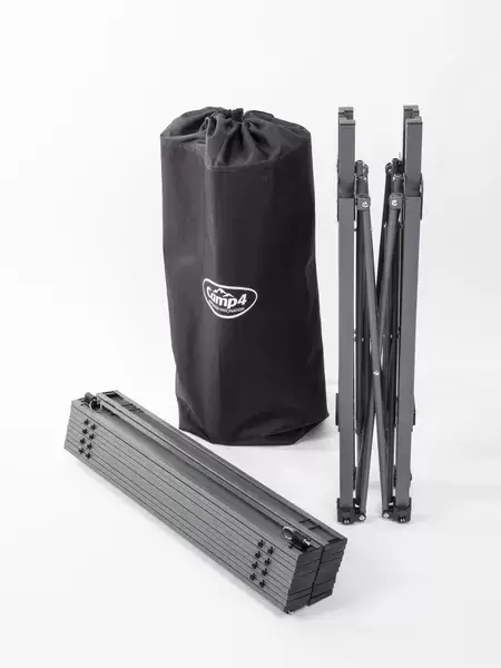 Mesa de alumino 4-6 personas plegable 119x70x70 cm camping caravaning