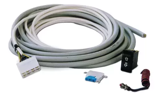 Kit de cableado de 6 mts para peldaños eléctricos con interruptor.