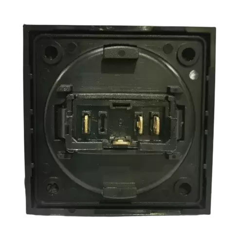 Interruptor Berker para peldaño eléctrico con marco color antracita