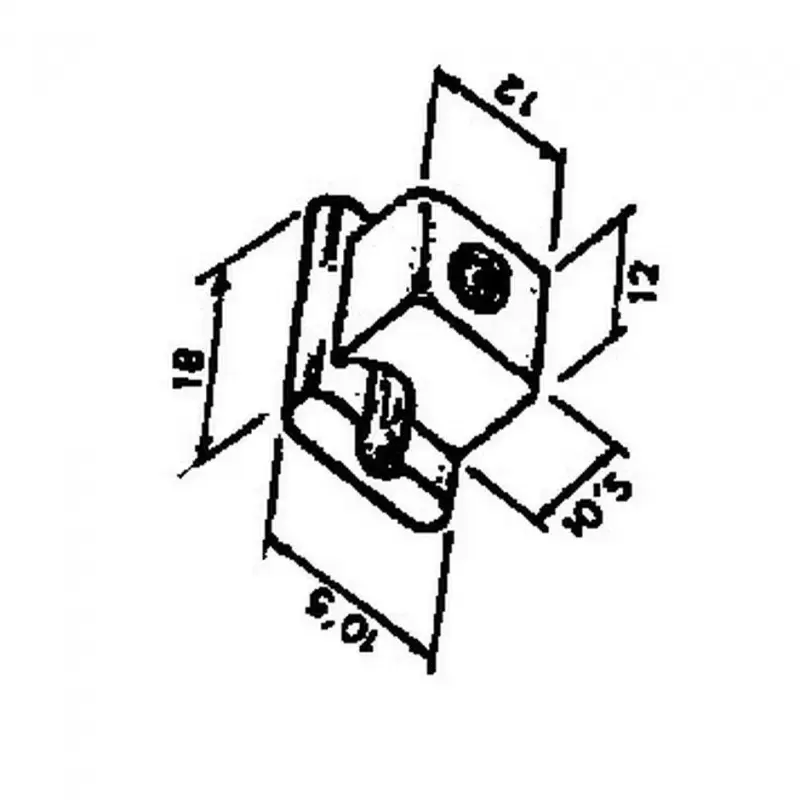Tope ventana abatible caravana