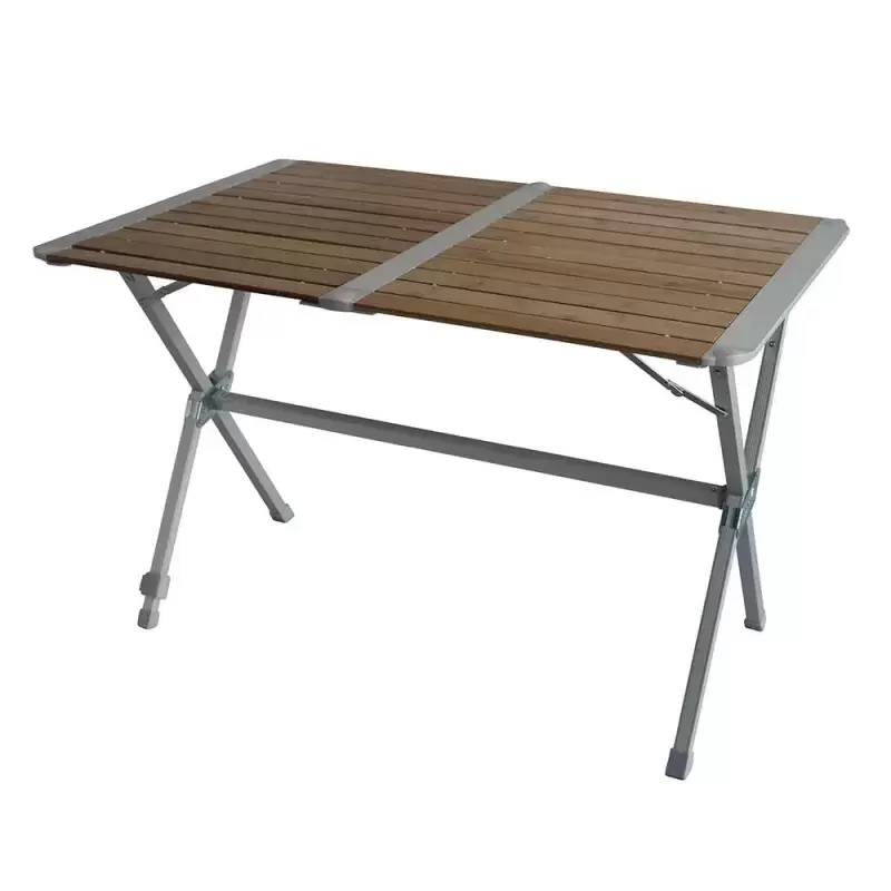 Mesa de bambú 4 personas Midland para caravanas, autocaravanas y camper