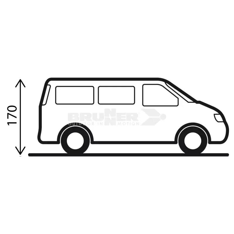 Avance trasero Brunner Mod. PILOTE VW Caddy