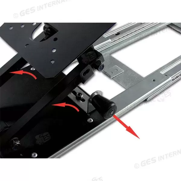 Soporte TV corredera lateral caravana autocaravana camper.