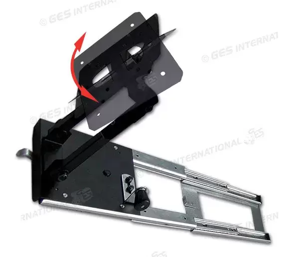 Soporte TV corredera lateral caravana autocaravana camper.