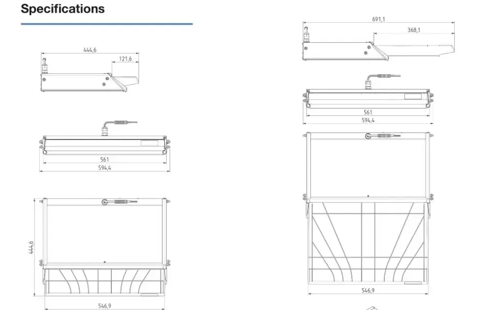 Peldaño electrico de entrada 55 cm específico para Fiat Ducato chasis X250 hasta mayo del año 2014.