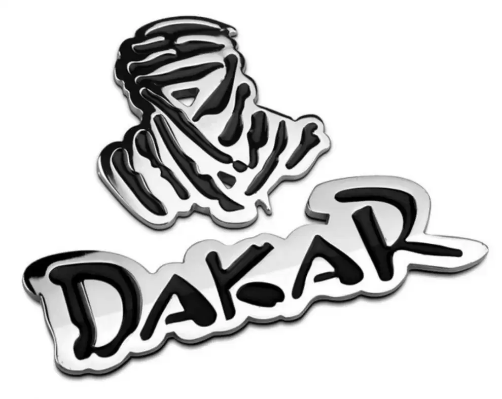 Pegatina Tuarek Dakar Métalica adhesiva para decoracion de vehículos 4X4 Overland.