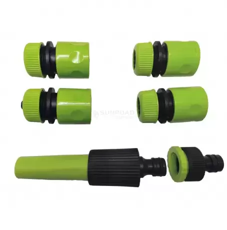 Soporte carrete manguera para llenado de agua de 15 metros con accesorios, camping caravaning.