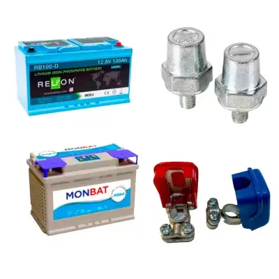 batteries de camping-car et accessoires de batterie