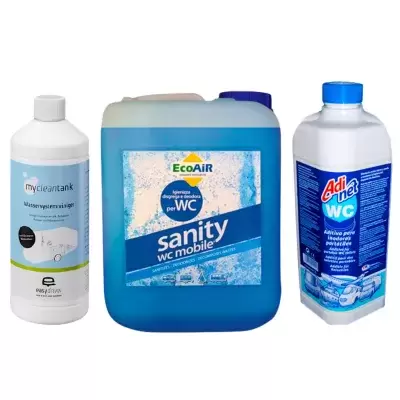 flacons de produits de toilette