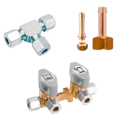 Robinets de gaz et raccordements pour camping-cars, caravanes, camping-cars et camping